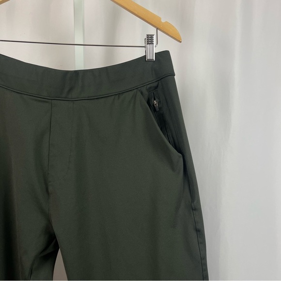 32 Degrees Heat Large Fleece Lined Jogger Pants Lounge Casual Winter Olive Green - Picture 10 of 10